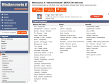 Tablet Screenshot of mioannuncio.it
